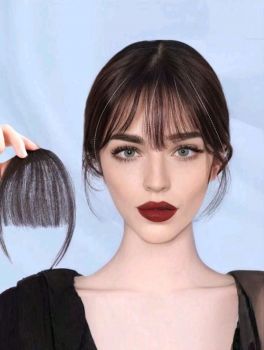 Artificial hair front bangs w/ sideburns 