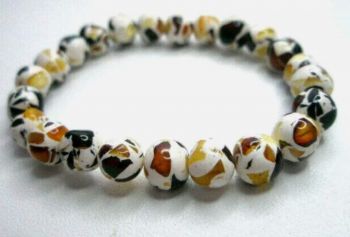 Baltic Amber Mosaic mixed colored baby/kids bracelet