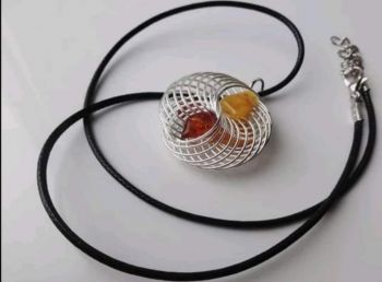 Baltic Amber beautiful ADULT necklace from Lithuania 