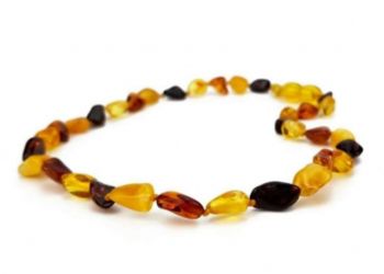Baltic Amber Mixed colored baby teething necklace