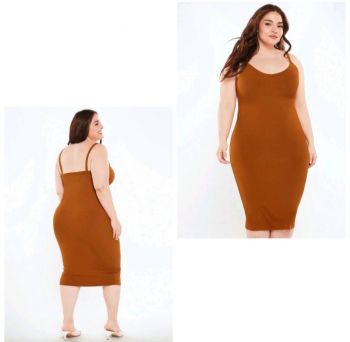 Plus size Cotton Bodycon Dress 