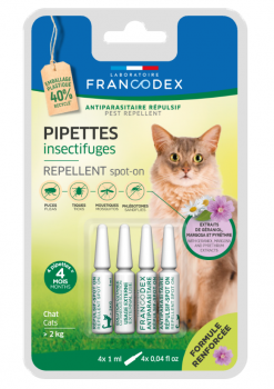 Francodex Pest Repellent spot-on pipettes