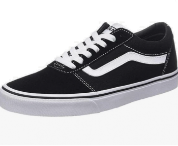 VANS WARD SUEDE CANVAS BLK/WHT