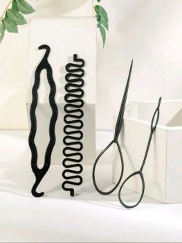 Hair braiding kit
