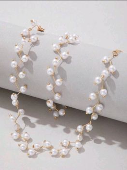 Faux Pearl Jewelry set #0067