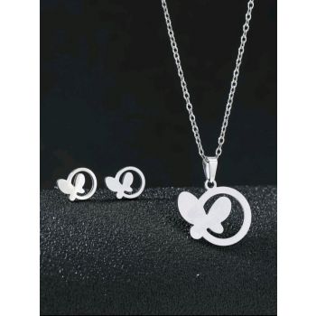Stainless steel jewelry set #0056