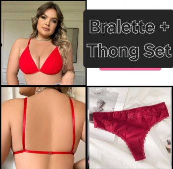 Bralette + Thong Set #0067