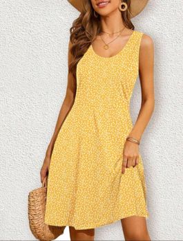 sleeveless dress