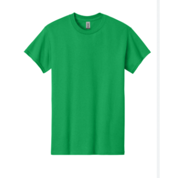 SW 100% COTTON ROUND NECK TEE - EMERLD GREEN