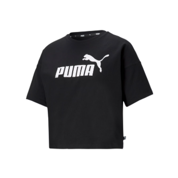 PUMA ESS CROPPED LOGO TEE -58686601/6604