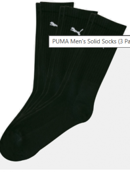 PUMA SPORT SOCKS (3PK) - 88035501 SZ. 7-9