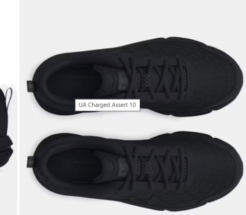 UNDER ARMOR M CHGD ASSERT 10 BLK/BLK (3026175.004)