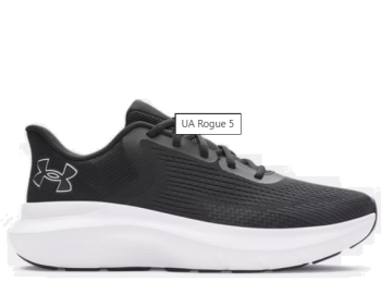 UNDER ARMOR MNS CHRGD ROGUE 5 BLK/ORNG (3028256.017)
