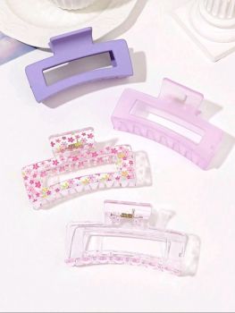 4 Piece Claw Clip Set 