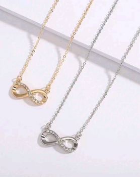 18K Gold Plated Infinity Pendant Necklace