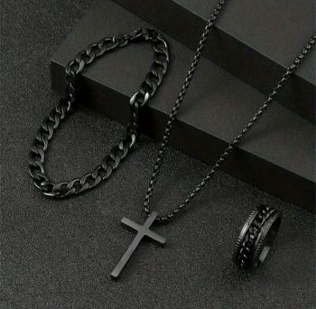 Mens 3pcs Jewelry Set 