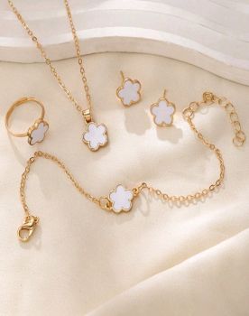 5 Piece Clover Jewelry Set #05