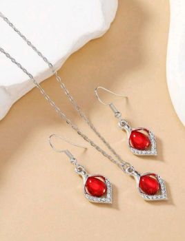 Tear Drop Jewelry Set #07