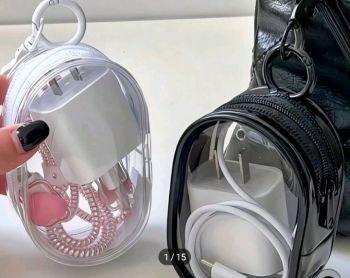 Zipper storage keytag traveling bags