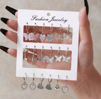 9 Pair Earring Set 