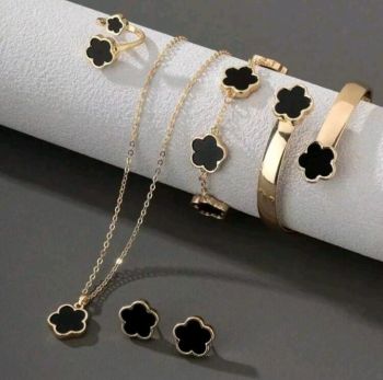 6 pcs Jewelry Set #Blk