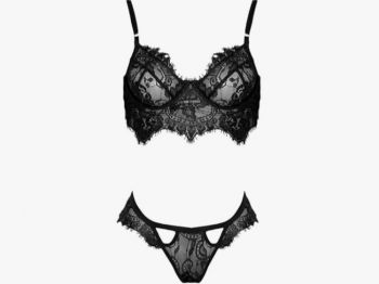Lace 2 Piece Lingerie Set- Free Size