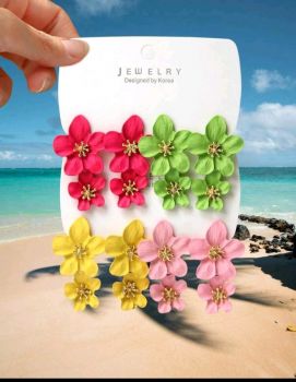 Flower Design Earring 