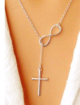 Infinity Cross Necklace 