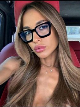 Oversized Thick Framed Anti Blue Light Glasses