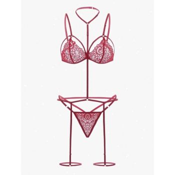 Exotic Garter Lingerie Set