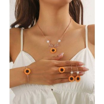 Sunflower Jewelry Set 