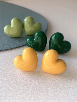 3 Pair Cute Stud Earring Set