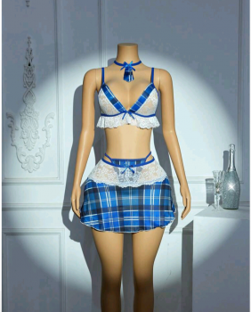 Cosplay Student Lingerie Set #Large 