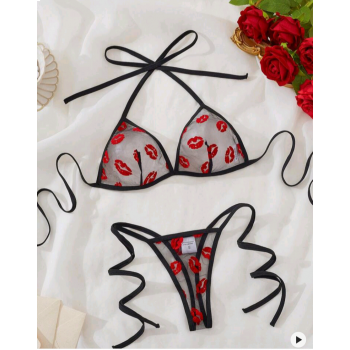Mesh Tieable Intimate Set #XL