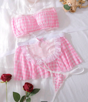 Cosplay Maid Lingerie Set #Large