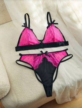 Crotchless Lingerie Set #ML