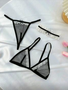 3 piece Lingerie Set #Large 