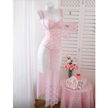 See Through mesh underwired Lace Dress