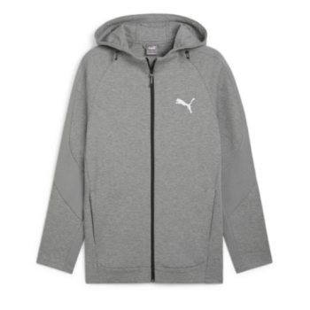 PUMA EVOSTRIPE FULL ZIP HOODIE GRAY- 68170003