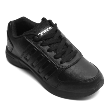 TRACER TR02 (LACES) SCH SHOES BLK