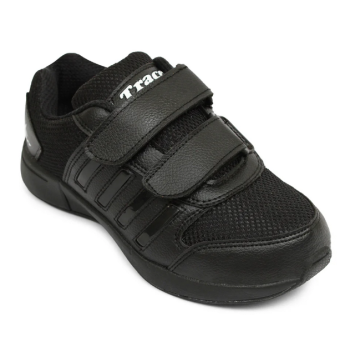 TRACER TR11 (VELCRO) SCH SHOES BLK