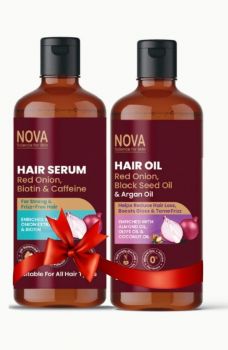Nova Hair Oil & Nova Hair Serum