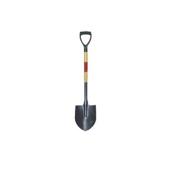 Bravo Shovel Round Mouth Ashwood Handle Plastic D Grip