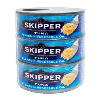 Skipper Blue Tuna In Vegetable Oil 3 Pack 142g