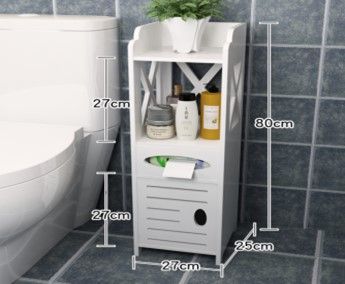 PVC BOARD BATHROOM STORAGE RACK