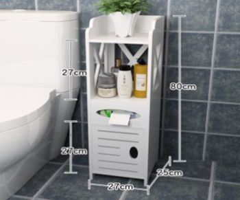 PVC BOARD BATHROOM STORAGE RACK