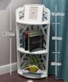 PVC BOARD BATHROOM STORAGE RACK - WHITE