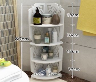 PVC BOARD BATHROOM STORAGE RACK