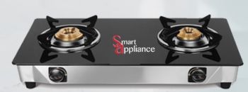SMART APPLIANCE 2 BURNER GLASS TOP GAS STOVE