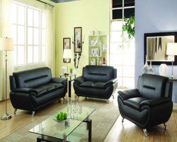 3-2-1 Leather Sofa Set Brown